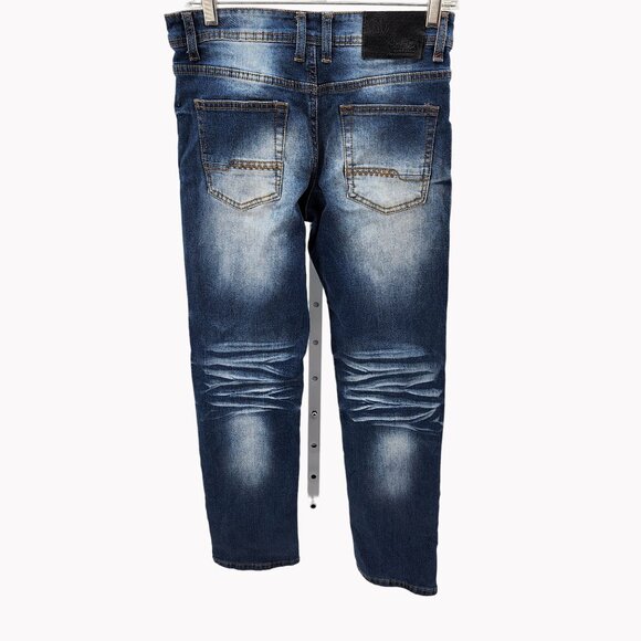 Switch Remarkable Girl Size 16 Blue Jeans Colorful Graffiti Art Denim NWOT - Picture 7 of 12